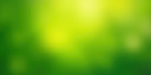 Obraz premium Blurred green and yellow bokeh, abstract spring bloom, abstract, bokeh, yellow