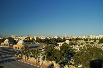 Immagini della Cornice di Monastir e del porto vecchio Monastir, Tunisia