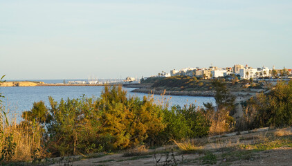 Immagini della Cornice di Monastir e del porto vecchio Monastir, Tunisia