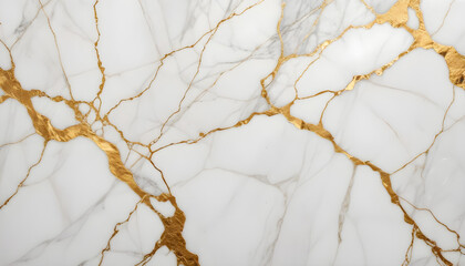 White marble with gold veins, smooth and timeless texture for upscale decor