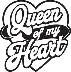 Mother is my real queen happy mother's day typography tshirt design