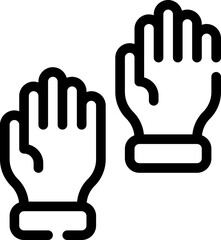 Obraz premium -_raised hand, stop, halt, attention, high five, gesture, hand, palm