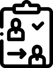 -_planning, task, delegation, management, project line editable icon. Editable stroke. Vector illustration.