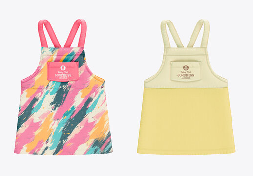 Baby Girl Dress Mockup