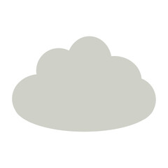 雲のベクターアイコンイラスト cloud