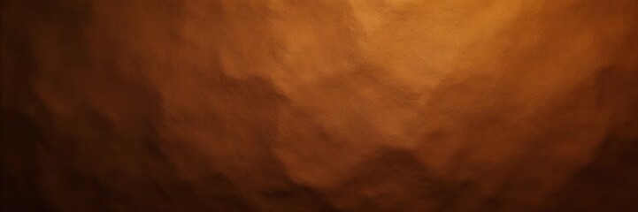 Deep brown coffee-toned paper, irregular surface, dark, old paper background