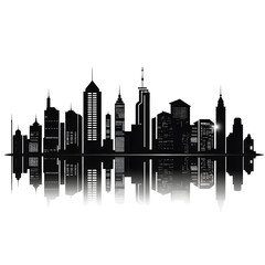 Fototapeta premium buildings silhouette