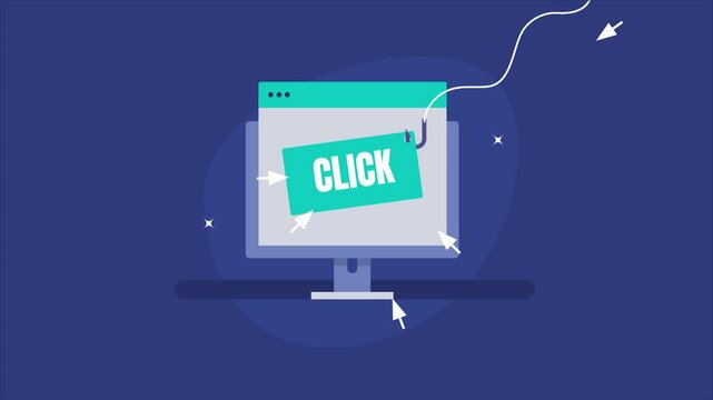 Click bait concept, Click bait strategy for generating traffic for website and blog, Click bait increasing link click.