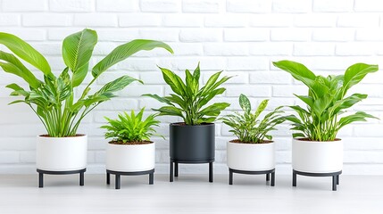 Obraz premium Indoor plant decor display