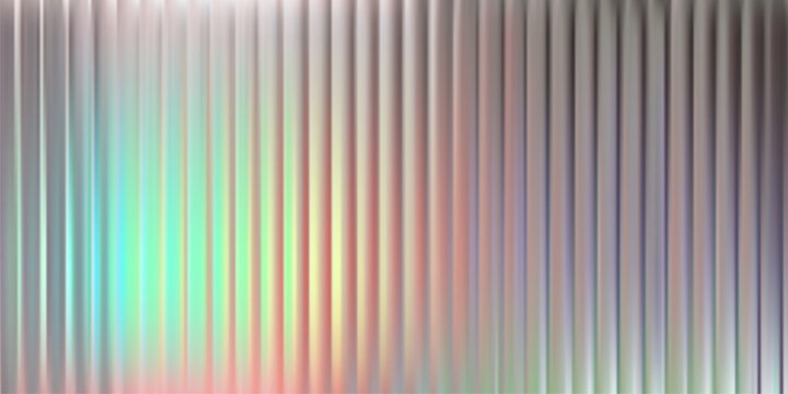 Frosted ice acrylic glass texture. Metal hologram reed backdrop. Flute laser silver ripple. Iridescent striation reflection square mirror. Aluminium 3d prizm stripe pattern. Glossy transparent plastic