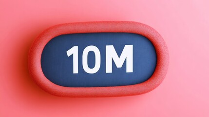 10 Million, 10M Social Media Subscriber Celebration, Ten Million Followers, Thank You Banner