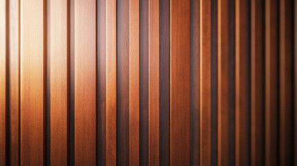 Wooden wall paneling with vertical lines, showcasing rich textures and warm tones. natural beauty of wood adds cozy and inviting atmosphere to any space