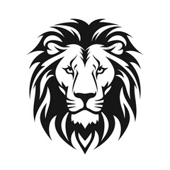 Obraz premium lion head silhouette