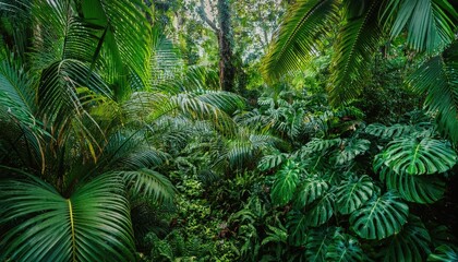 Fototapeta premium Deep tropical jungles