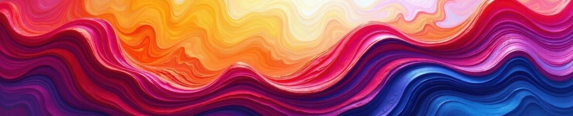 Obraz premium Intricate, swirling paint strokes in vibrant hues , paint, abstract art