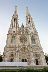 Fototapeta premium Church of the Vow in Vienna. A 19th century neo-Gothic Roman Catholic church in Vienna, Austria.
