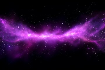 Cosmic Majesty A vibrant purple nebula stretches across the vast expanse of space adorned with twinkling stars evoking the awe-inspiring beauty of the universe