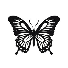 butterfly art silhouette