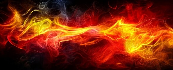 Fototapeta premium High-quality graphic resource featuring dynamic fire elements by Vita.