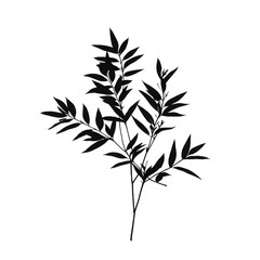 Obraz premium shrub silhouette