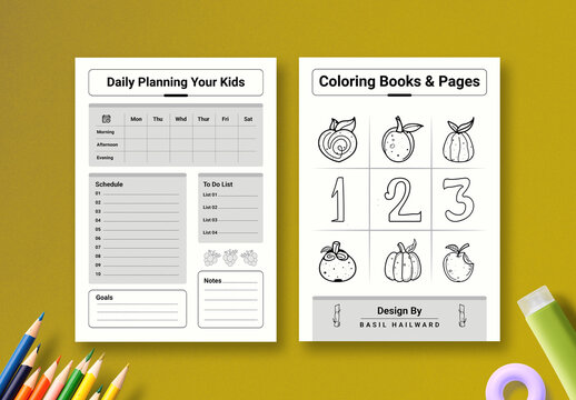 Daily Planning Template Layout
