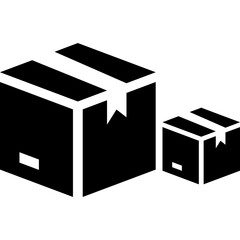 Box, delivery, analytical icon