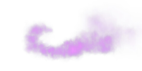 Bright Purple Smoke Cloud Illustration. Fantastic purple smoke. Magic smoke. Smog cloud on podium or stage. Fog vapor over ground or water surface, magic haze. Magic smoke, magic fog, purple steam PNG