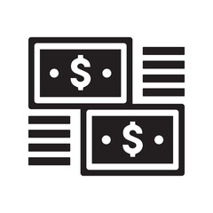 Obraz premium Dollar money coin icon. Flat illustration of dollar money coin vector icon for web design. Money icon. Dollar icon.