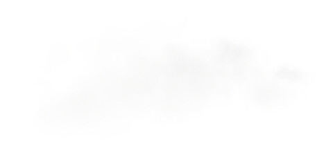 Bright White Smoke Cloud Illustration. Fantastic white smoke. Magic smoke. Smog cloud on podium or stage. Fog vapor over ground or water surface, magic haze. Magic smoke, magic fog, white steam. PNG.