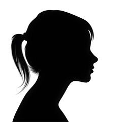 female profile silhouette