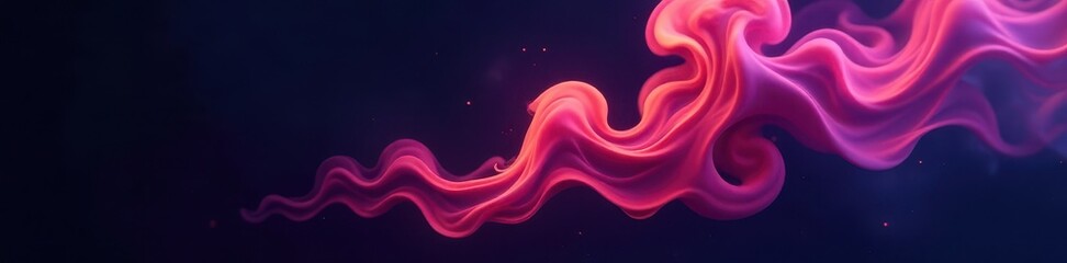 Fototapeta premium Dark, swirling smoke billows against a pitch-black backdrop, texture, background, eerie