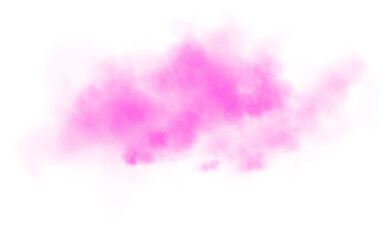 Bright Pink Smoke Cloud Illustration. Fantastic pink smoke. Magic smoke. Smog cloud on podium or stage. Fog vapor over ground or water surface, magic haze. Magic smoke, magic fog, pink steam. PNG.