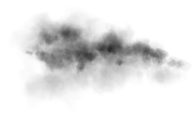 Bright black Smoke Cloud Illustration. Fantastic black smoke. Magic smoke. Smog cloud on podium or stage. Fog vapor over ground or water surface, magic haze. Magic smoke, magic fog, black steam. PNG. 