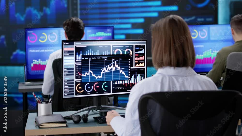 Poster Monitor Control Server At Data Center