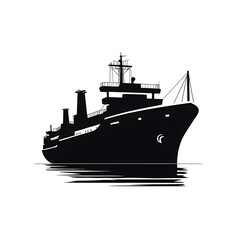 Obraz premium ship silhouette
