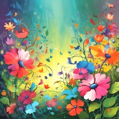 Obraz premium Illustration of sound background.