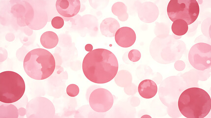 Abstract Pink Bubble Party Background Celebrating Love and Affection with a Romantic Valentine's Day Vibe