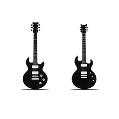 Obraz premium guitars silhouette