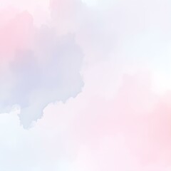 Obraz premium Abstract Watercolor Wash: A dreamy and ethereal background with soft, blended hues of pink, purple, and blue evokes a sense of tranquility and serenity. perfect for minimalist designs.