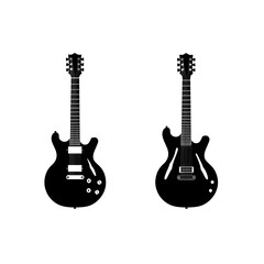 Naklejka premium guitars silhouette