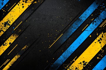A captivating abstract wallpaper background with vibrant blue and yellow streaks, poised to become a best-seller