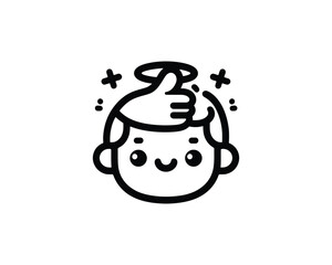 vector illustration of a bottle of wine