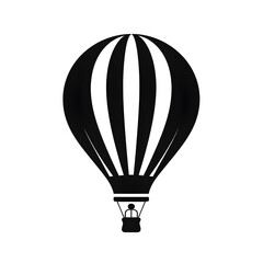 Obraz premium hot air balloon silhouette