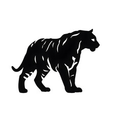 Obraz premium tiger silhouette