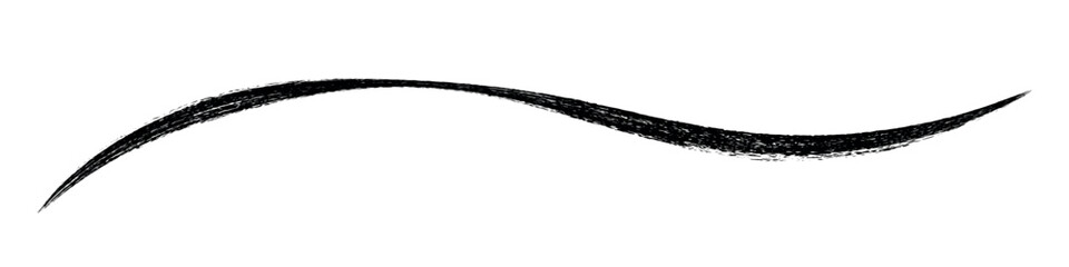 Grunge doodle line vector illustration scribble underline brush stroke