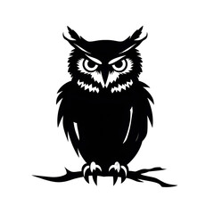 Obraz premium owl silhouette