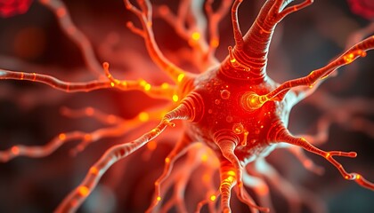 Stunning Microscopic Neuron Image: Explore the Wonders of Neuroscience