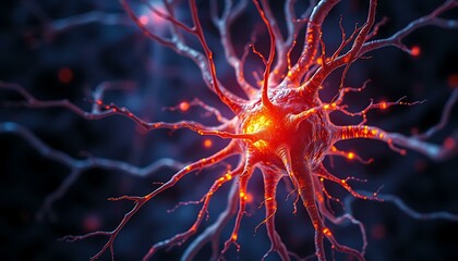 Stunning Microscopic View of a Neuron: Brain Cell Structure & Function