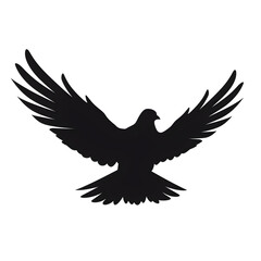 Fototapeta premium a dove silhouette