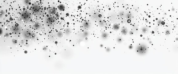 Obraz premium Dirt and dust particles on white distressed texture with a grunge finish, on a transparent background